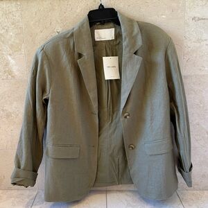 OAK & FORT Linen Blazer